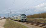 440 907 als AG84159 Ingolstadt Nord - Plattling bei Obertraubling.