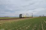 440 907 als ag 84341 Regensburg - Plattling zwischen Obertraublingen und Mangolding.