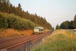 VT650 706 als RB24 84387 Bayreuth - Bad Steben bei kirchlamitz Ost.