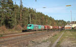 185 634-3 + 185 6xx mit ein Getreidezug in Ochenbruck. 06.04.24