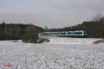 223 067 und 223 063 mit dem ALX84115 Hof - Mnchen bei Oberteich.