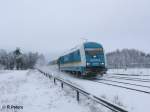 223 063 fhrt mit den ALX37983 nach Mnchen in Wiesau/Oberpfalz ein.