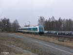 223 064 fhrt mit dem ALX37983 nach Mnchen in Wiesau/Oberpfalz ein.