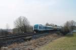 223 064 mit dem ALX84102 München -  Hof bei Schönfeld/Wiesau.