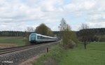 223 062 mit dem ALX84104 München - Hof bei Naabdemenreuth.