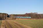 223 067 und 223 065 mit dem ALX84115 Hof - München bei Oberteich.