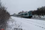 223 068 Alexa mit dem ALX RE2 79718 Mnchen - Hof kurz hinter Wiesau/Oberpfalz.