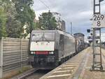 BR 189 094-6 der DB Cargo AG mit Mischer durch HH-Bergedorf -> Bchen. 28.05.2025
