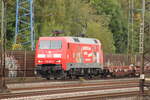 BR 152 169-9 (TF-Portal) D-DB mit Leeren KLV-Zug durch HH-Harburg. 9.Oktober 2025