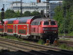 BR 218 498-4 mit (RB40 M�nchen Hbf -> M�hldorf) durch M-Heimeranplatz -> M-Ostbahnhof.