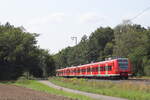 BR 425 507 als RB40 nach Burg (Magdeburg) kommt durch Weddel am 9.08.2025 