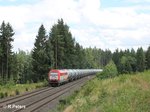 420 12 alias 223 032 mit einem nagelneuen Kesselzug aus Ingolstadt nach cheb kurz vor Pechbrunn.