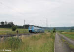 2463 136-8 als RE80 Treuchtlingen - Würzburg bei Oberdachstetten.