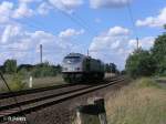 250 007-2 erreicht gleich Solo Eisenhttenstadt auf dem Weg nach Cottbus.