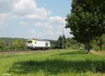 248 010 auf der Solo Fahrt von München nach Dresden bei der Durchfahrt in Pechbrunn. 23.07.21