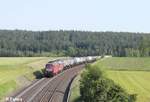 232 673 und 232 182 mit DGS 95458 Marktredwitz - Hamburg Hohe Schaar bei Neudes .