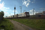 185 665 mit dem Paneuropa/Terra Trans in Nürnberg Hohe Marter. 18.04.24