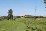 VT650.76 als OPB20880 Cheb - Marktredwitz kurz hinter dem Seußener Viadukt.