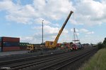 270082 und der 100 Tonnen Krahn.