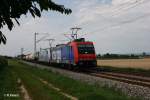 482 048-6 + 185 684-6 mit Container/Wechselpritschen bei Moosham.