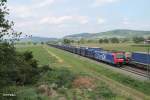 482 012-2 zieht bei Großsachsen-Heddesheim einen Containerzug in Richtung Mannheim/Heidelberg.