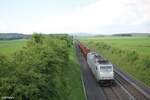 76 111 mit dem Könitzer Schrottzug nach Cheb bei Neudes.