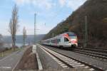 414 auf dem Weg nach Sden beim Lorelay Betriebsbahnhof.