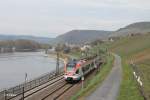 Nachschuss auf 406 als SE25008 Frankfurt/Main - Neuwied kurz vor Lorch am Rhein.