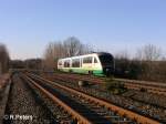 VT14 erreicht gleich Wiesau/Oberpfalz mit einer VBG nach Schwandorf, Schnfeld.