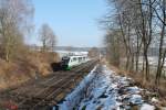 VT13 als OPB74290 Regensburg - Marktredwitz bei Naabdemenreuth.