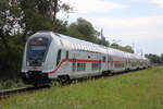 IC 2238(Leipzig-Warnemünde)bei der Durchfahrt in Rostock-Evershagen.12.08.2023