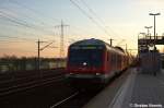 RB13 (RB 18775) von Berlin Spandau nach Wustermark bei der Einfahrt in Wustermark.