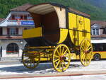 (225'835) - Postkutsche - Nr. 1832 - am 11. Juni 2021 beim Bahnhof Interlaken Ost