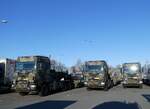 (273'547) - Hollndische Armee - DAF - am 3. April 2025 in Bad Nieuweschans, Poort van Groningen