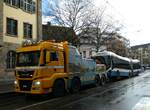 (257'226) - Autohilfe, Zrich - ZH 84'995 - MAN am 24. November 2023 in Zrich, Schmiede Wiedikon