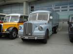 (129'944) - Saurer-Bus mit Lastwagenaufbau - SO 154'795 - am 18.
