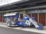 (156'002) - Riesenmotorrad Gugg-Rugger Buus am 25. Oktober 2014 in Rain, Lager Geissbach