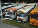 (130'728) - Muse Bus, Breil-sur-Roya - Nr. 32 - Berliet + Nr. 86/138 CAJ 06 - Saviem am 16. Oktober 2010 in Breil-sur-Roya, Museum