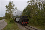 Im Elsässer Ried mit der CFTR.

030 TB 134  Theodor  im Wald von Baltzenheim. September 2024.