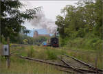 Im Elssser Ried mit der CFTR.

Abfahrt von 030 TB 134  Theodor  aus dem in Volgelsheim umbenannten  Neu-Breisacher Feldbahnhof .Der Blick schweift ber dessen briggebliebenen vier Gleise, dann zum Weltkulturerbe, der Festungsstadt Neu-Breisach, bis in die Vogesen. Zwischen Pfaffenheimerkopf und Bildstckle lugt noch der weiter entfernte Rainkopf mit 1305 m Hhe hervor. Volgelsheim, September 2024.