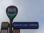 (167'378) - Bus-Haltestelle - Paris, Gare de Lyon - Diderot - am 18. November 2015