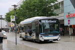 Eichberger, Passau - M-I 1498 - eIveco am 30. Juli 2025 in Passau (Testbus; Aufnahme: Martin Beyer)