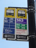 (153'001) - Bus-Haltestelle - in Milwaukee - am 17.