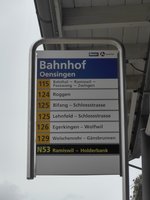 (175'302) - A-welle-Haltestelle - Oensingen, Bahnhof - am 2.