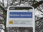 (189'494) - A-welle-Haltestelle - Wohlen, Bahnhof - am 19.