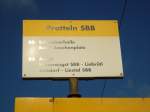 (133'680) - AAGL-Haltestelle - Pratteln, SBB - am 16.