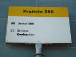 (133'681) - AAGL-Haltestelle - Pratteln, SBB - am 16.