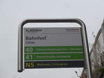 (199'311) - AAGR-Haltestelle - Littau, Bahnhof - am 18. November 2018