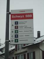 (148'151) - AAGS-Haltestelle - Schwyz, SBB - am 23.
