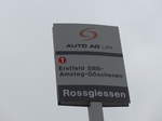 (177'489) - AAGU-Haltestelle - Schattdorf, Rossgiessen - am 30.